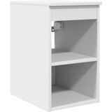 vidaXL Kopalniška omarica vmes Bela 30 x 41 x 50 cm Inženirski les, (5000245906) | Shoptok.si