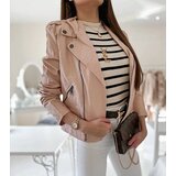 Gemre Pink faux leather biker jacket Tricia | shoptok.hr