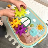Woopie Green Montessori slagalica s klinovima u kutiji, toranj s perlicama | shoptok.hr
