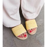  Yellow woven Capovalle mules | ePonuda.com