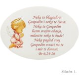  Unikatne slike z Angelom in blagoslovom – Darilo za birmo, prvo obhajilo – 1. Roza angel – 15016 | Shoptok.si