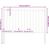  Ogradni panel Woerden sa stupovima čelik 1,7x1 m bijeli | Eponuda.com