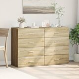  Komoda 2 kom boja hrasta sonome 60x39x80 cm konstruiranog drva | shoptok.hr