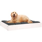  Krevet za pse bijeli 71 5x54x9 cm od masivne borovine | shoptok.hr
