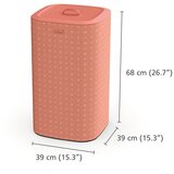 Joseph Joseph Rožnat tekstilni koš za perilo 60 l Tota Pop – | Shoptok.si