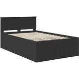  Krevetna konstrukcija Crna 120 x 200 cm Konstruirano drvo | shoptok.hr