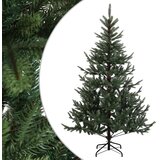  Umjetno božićno drvce s nogom 180 cm PVC i metal Zelena - Zelena 180 cm bez LED svjetala | shoptok.hr