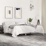  Posteljni okvir siva sonoma 180x200 cm inž. les in kovina, (21166088) | Shoptok.si