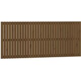  Zidno uzglavlje boja meda 204x3x90 cm masivna borovina | shoptok.hr