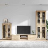  Set TV komoda s ladicama Sonoma hrast Konstruirano drvo | shoptok.hr