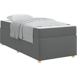  Krevetna konstrukcija Tamno siva 100 x 200 cm tkanina | shoptok.hr