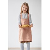 Linen Tales Oranžen otroški lanen predpasnik Pinafore, 72 x 45 cm Cene