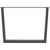  Noge jedilne mize V-oblika 3 kosi Antracit 100x(72-73,3) cm | Shoptok.si