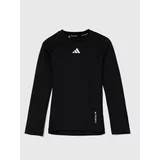 Adidas Otroška dolga majica črna barva
