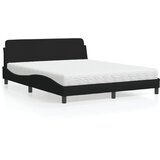  Krevet s madracem Dover crni 160x200 cm od tkanine | shoptok.hr