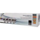 Home Solarna vrtna LED svetilka, kovinska, komplet 4 kosov, 200 mAh - MX 802/4 | Shoptok.si