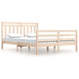  Posteljni okvir iz trdnega lesa 160x200 cm, (20708144) | Shoptok.si