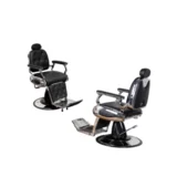 Barber stolica Chrome and Black