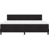 Box Spring postelja z vzmetnico Črna 200x200 cm Žamet, (22051085) | Shoptok.si
