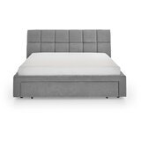Meise Möbel Siva oblazinjena zakonska postelja brez letvenega dna 180x200 cm Canyon – | Shoptok.si