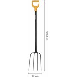 Fiskars Solid vile za kompost 126,2 x 22 cm, D-ručka Cijene