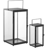 House Nordic Steklene lanterne v kompletu 2 ks (višina 50 cm) Ibra – Cene