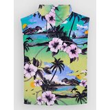 Roxy Stay Magical Printed Surf poncho celery green sweet svn s | Shoptok.si