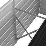  Povišena vrtna gredica antracit 160x40x77 cm pocinčani čelik | Eponuda.ba