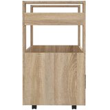  Kuhinjska kolica boja hrasta 60 x 45 x 80 cm konstruirano drvo | Eponuda.ba