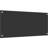 vidaXL Kuhinjska zidna obloga Tamno siva Staklo 90 x 40 cm Elegantno | shoptok.hr