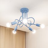 plafonski luster oxford 5xE27/15W/230V plave boje | Eponuda.com