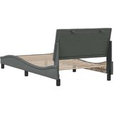 vidaXL Okvir kreveta bez madraca tamnosivi 100x200 cm od tkanine | shoptok.hr