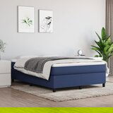vidaXL okvir za krevet s oprugama plavi 140x200 cm od tkanine Cijene