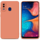 Cadorabo Ohišje, združljiv s Samsungom v tekočini svetlo oranžni pokrov - zaščitni pokrov iz fleksibilnega silikona TPU, (20593208) Cene