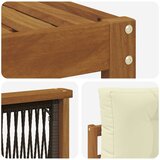  Set vanjskih sofa 6 kom. Prirodna i krem | shoptok.hr
