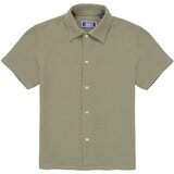 Jack & Jones Srajce s kratkimi rokavi JORNANTUCKET DOUBLE CLOTH Siva Cene