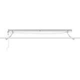  Povlačivi tende Crvena i bijela 300 x 250 cm Poliester | shoptok.hr
