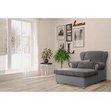 Ropez Sivorjav ležalnik iz rebrastega žameta Lord – | Shoptok.si