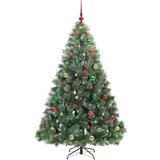 vidaXL Umjetno božićno drvce s stalakom Zelena 180 cm PE i PVC | shoptok.hr