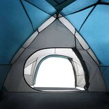 vidaXL Šator za kampiranje za 4 osobe plavi 300x250x132 cm taft 185T | shoptok.hr