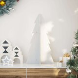 vidaXL Lesena novoletna jelka za okras bela 69,5 cm trdna borovina | Shoptok.si