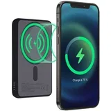 PBUMAG5 powerbank 5000mAh, 20W, magnetni, crni