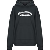 New Balance Puloverji LINEAR HERITAGE FLEECE LONG HOODIE Črna u