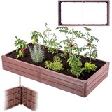 KADAX Dvignjena gredica za zelenjavni vrt, rjava, 150x75 cm, (5000362338) Cene