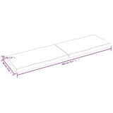 Stolna ploča tamnosiva 200x60x6 cm obrađena masivna hrastovina | shoptok.hr