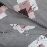  Set posteljine za poplun sivi 240x220 cm pamučni | shoptok.hr