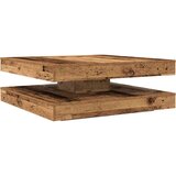Maison Chic Klubska mizica - kavna mizica - Nizka mizica starinski les 90x90x34,5 cm, (21752892) | Shoptok.si
