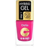 Delia Cosmetics Coral Nail Enamel Hybrid Gel gel lak za nohte odtenek 03 11 ml Cene
