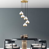 Opviq Luster Yildo-M-7007, 43x43x111cm, IP20, Bijelo-zlatna boja | Eponuda.ba