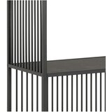 Actona Črn regal 120x185x35 cm Strington – | Shoptok.si